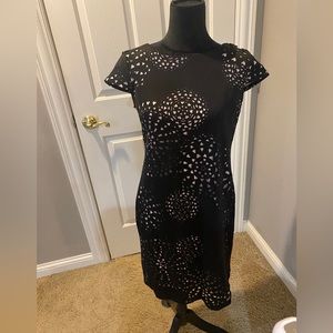 Black dress with cutouts
